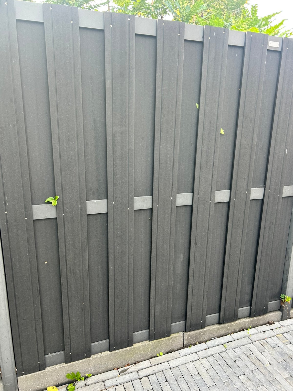 Tuinschermen composiet 9x, Ophalen, Kunststof, Minder dan 3 meter, 1 tot 2 meter