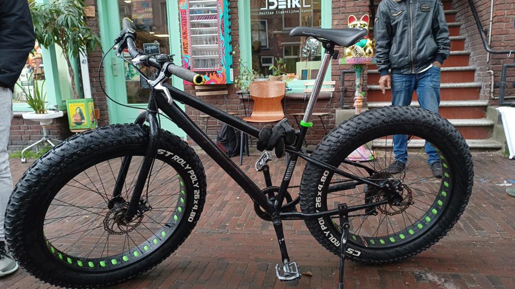 Stoere Mission Fatbike (26 inch) offroad mountainbikes., Minder dan 45 cm, Ophalen, Overige merken
