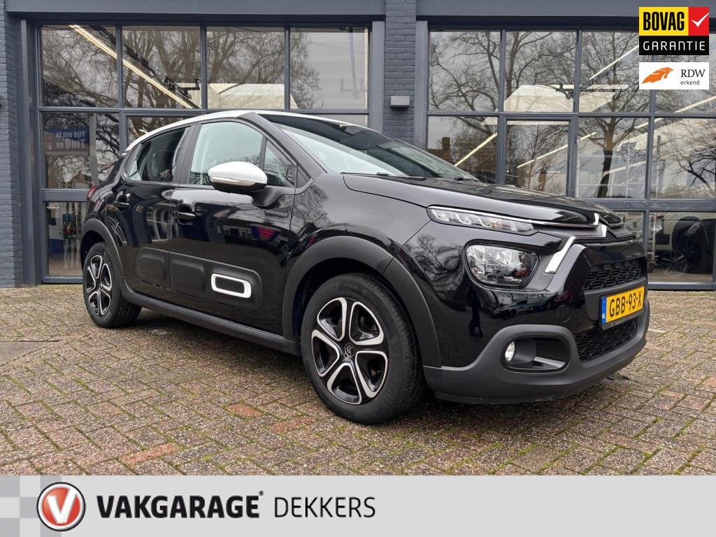 Citroen C3 1.2 PureTech C-Series 110pk, Voorwielaandrijving, 450 kg, 1199 cc, Zwart