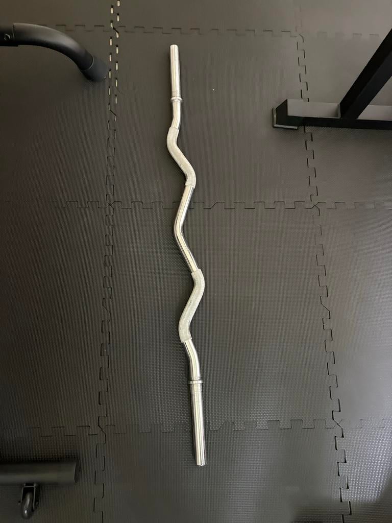 EZ Curl Stang - Halterstang voor Biceps en Triceps, Ophalen, Gebruikt, Armen, Halterstangen