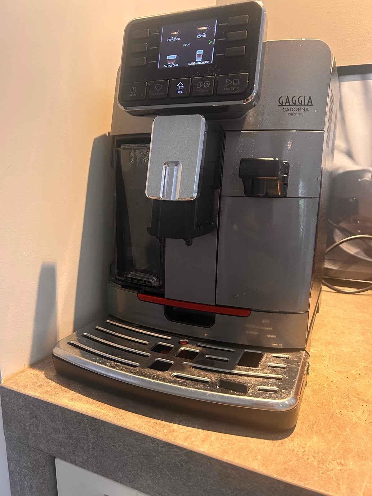 Gaggia Cadorna Prestige - Frontpaneel/reservoir stuk, Ophalen, Gebruikt, Koffiemachine, Koffiebonen