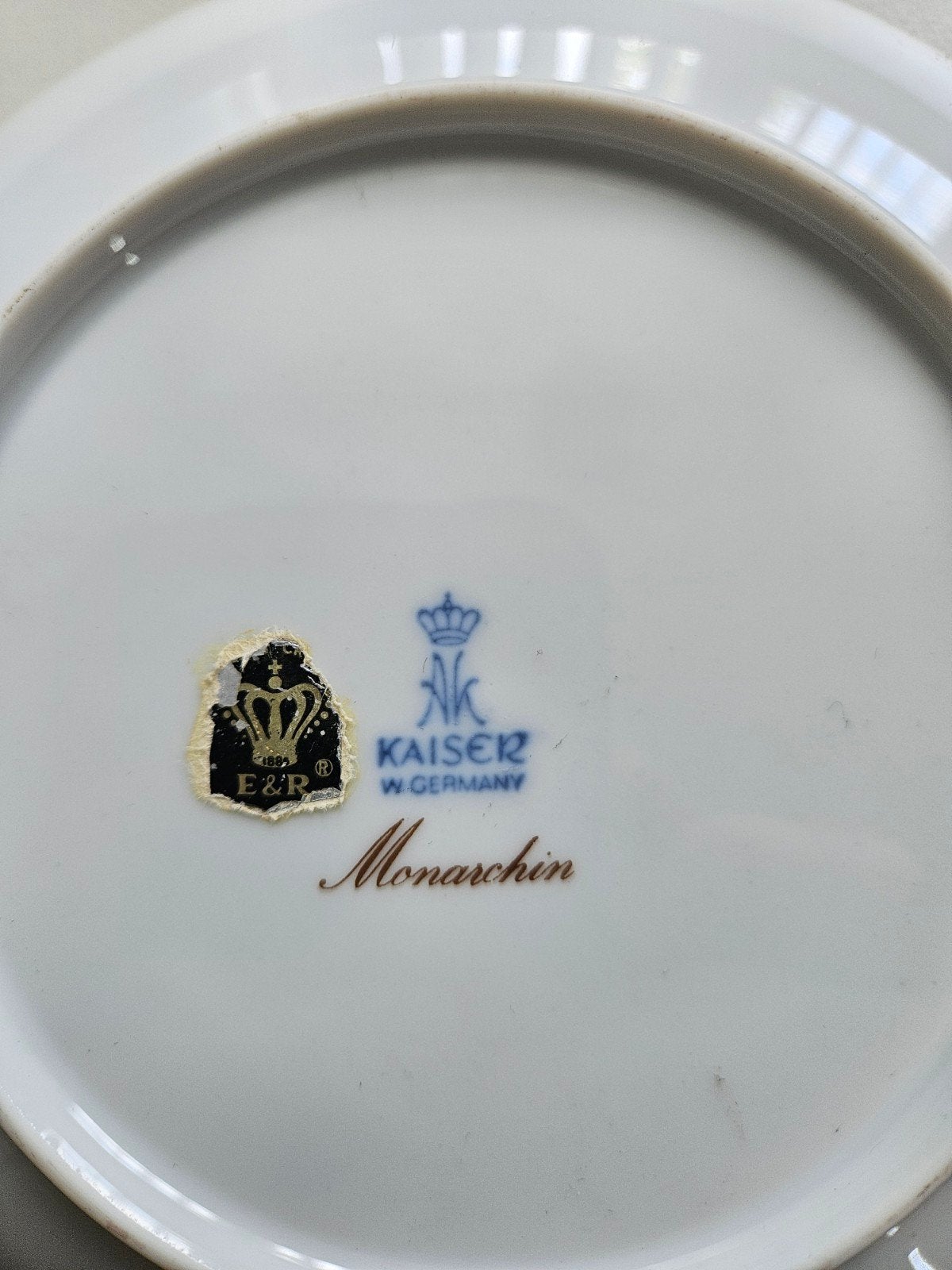 Kaiser Monarchin Porseleinen Sierbord - Bloemenmotief, Ophalen of Verzenden