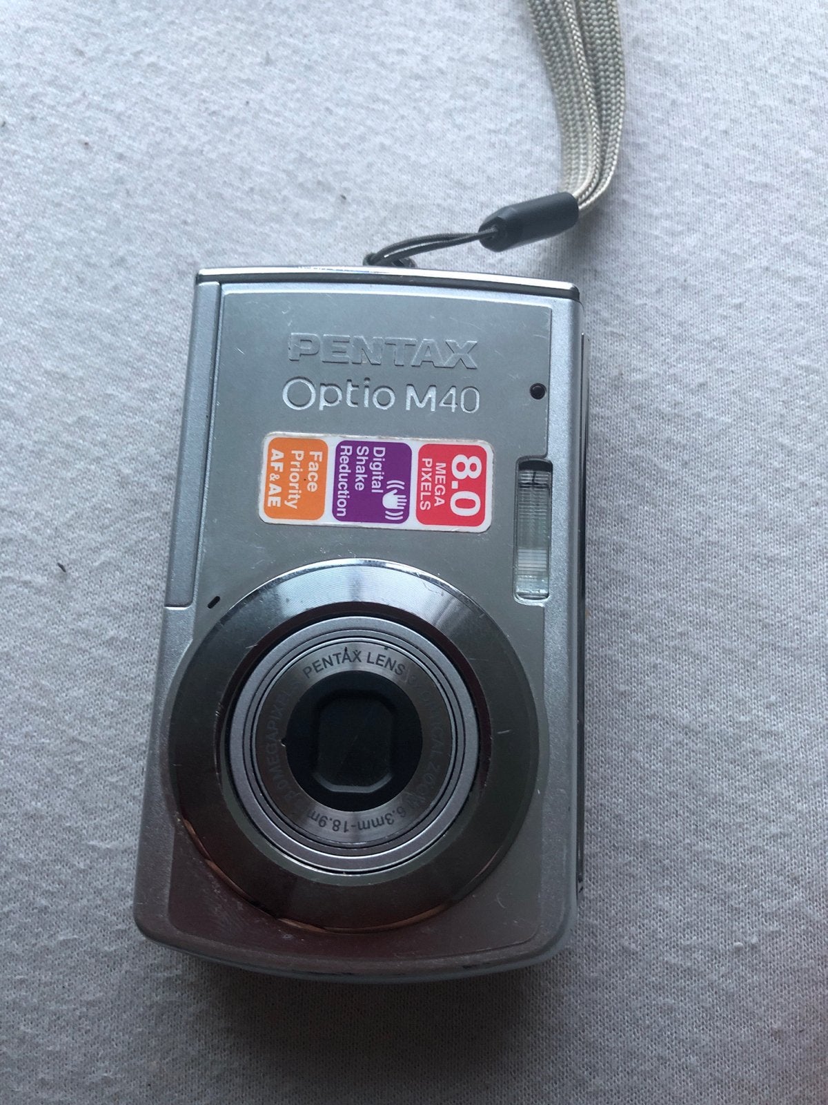 Pentax Optio M40 Compactcamera - 8.0 Megapixels, Ingebouwde flitser, Gebruikt, Ophalen of Verzenden, Compactcamera