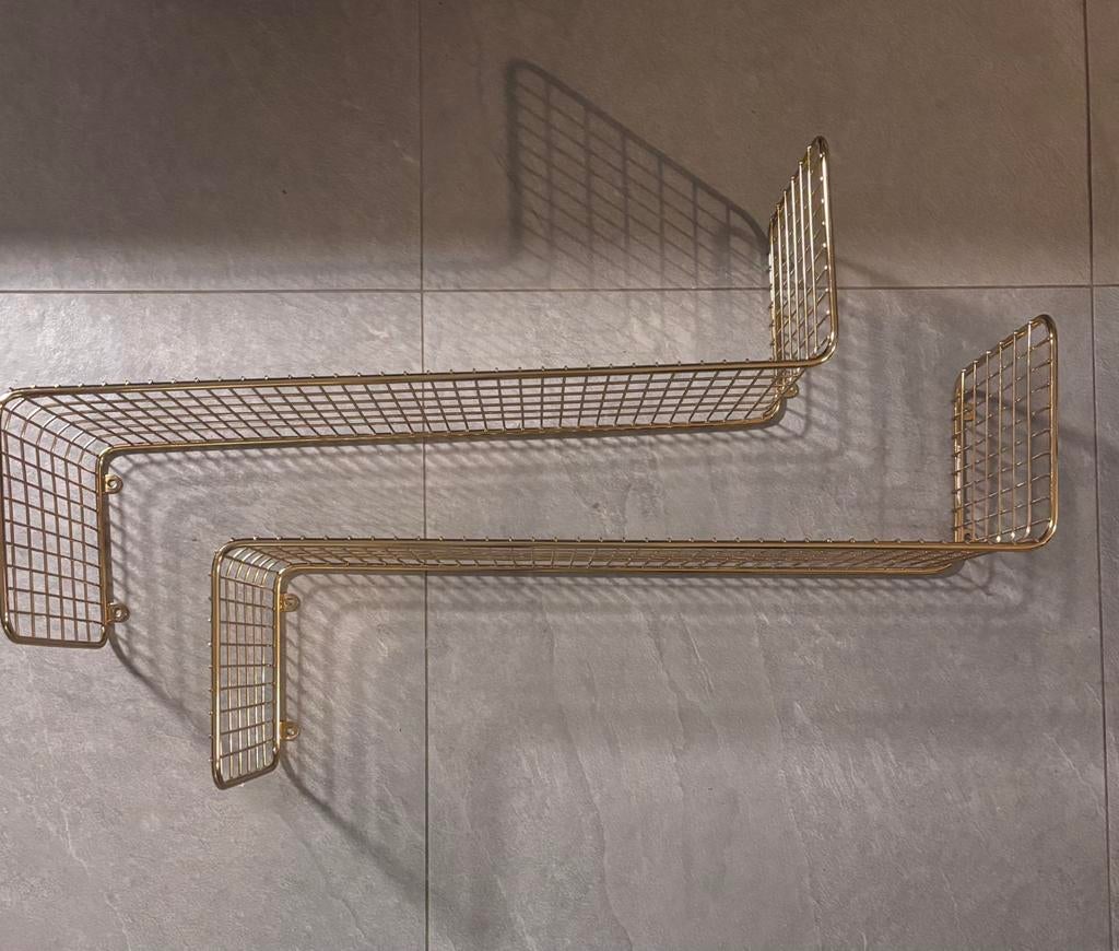 Set goud Svenshult IKEA wandplanken goudkleurig, Ophalen, Gebruikt