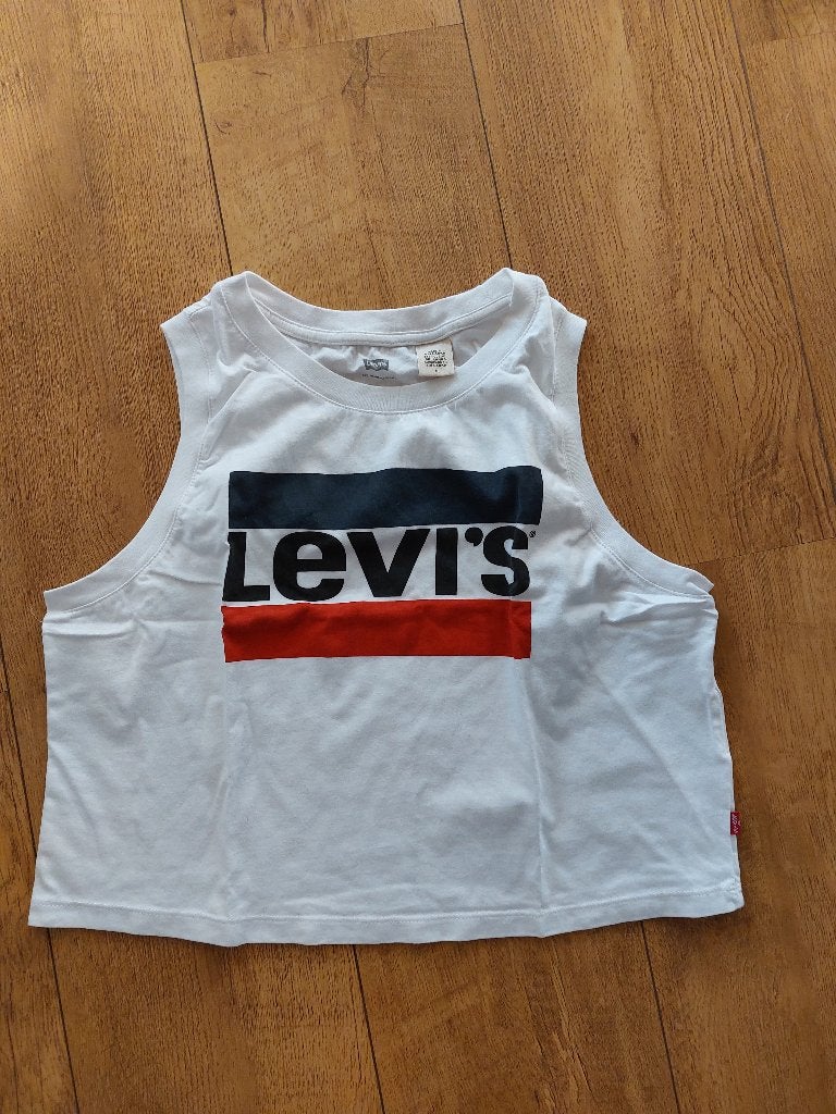 Levi's top, Ophalen, Zo goed als nieuw, Rood, Zonder mouw