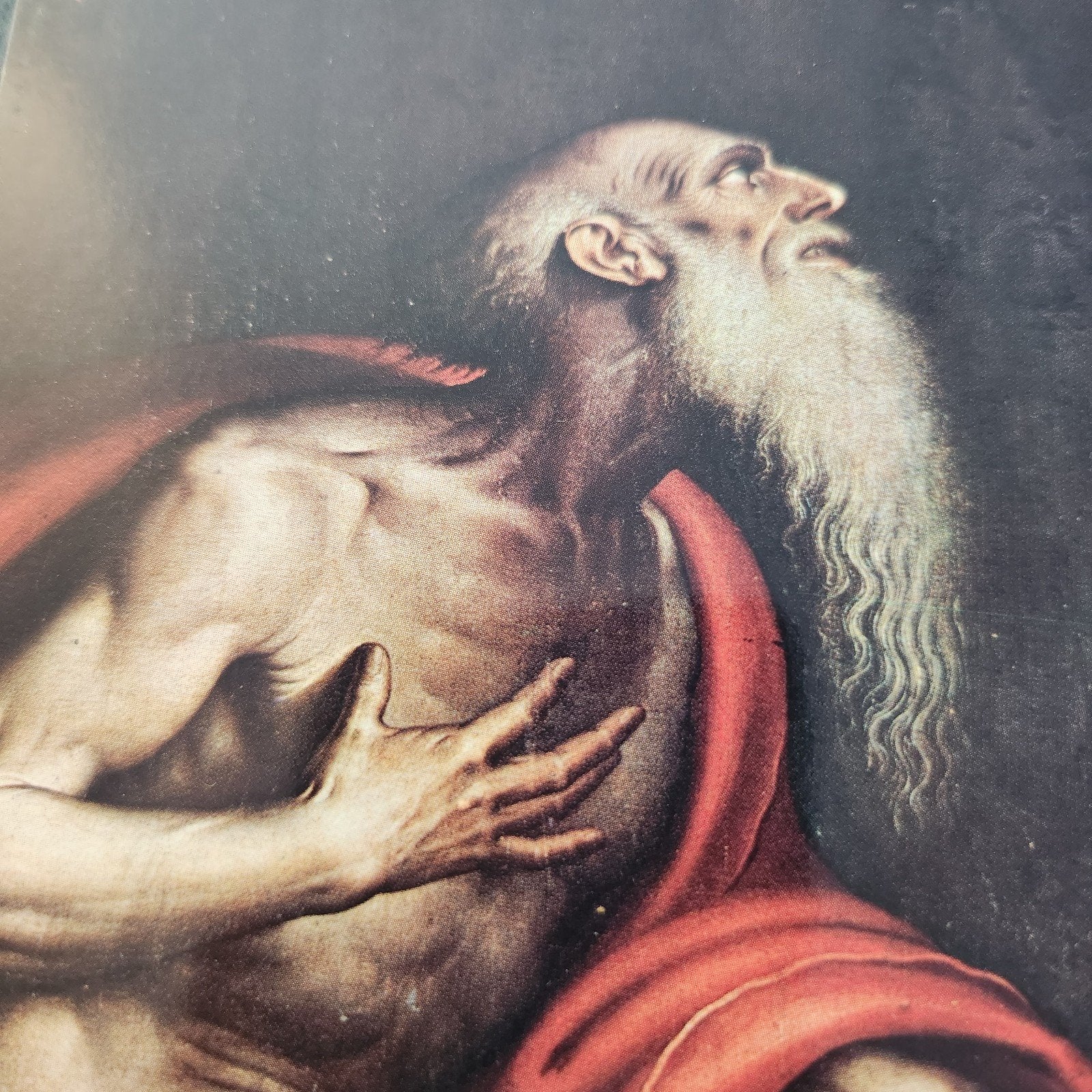 Kunstkaart Bernardino Campi - S. Girolamo (particolare), Verzenden, 1980 tot heden, Ongelopen, Italië