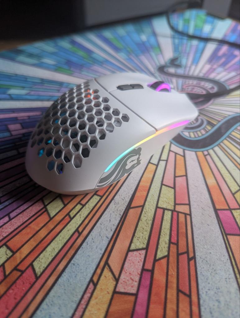 Glorious Model I Gaming Muis - Wit, Muis, Glorious, Ophalen of Verzenden, Zo goed als nieuw
