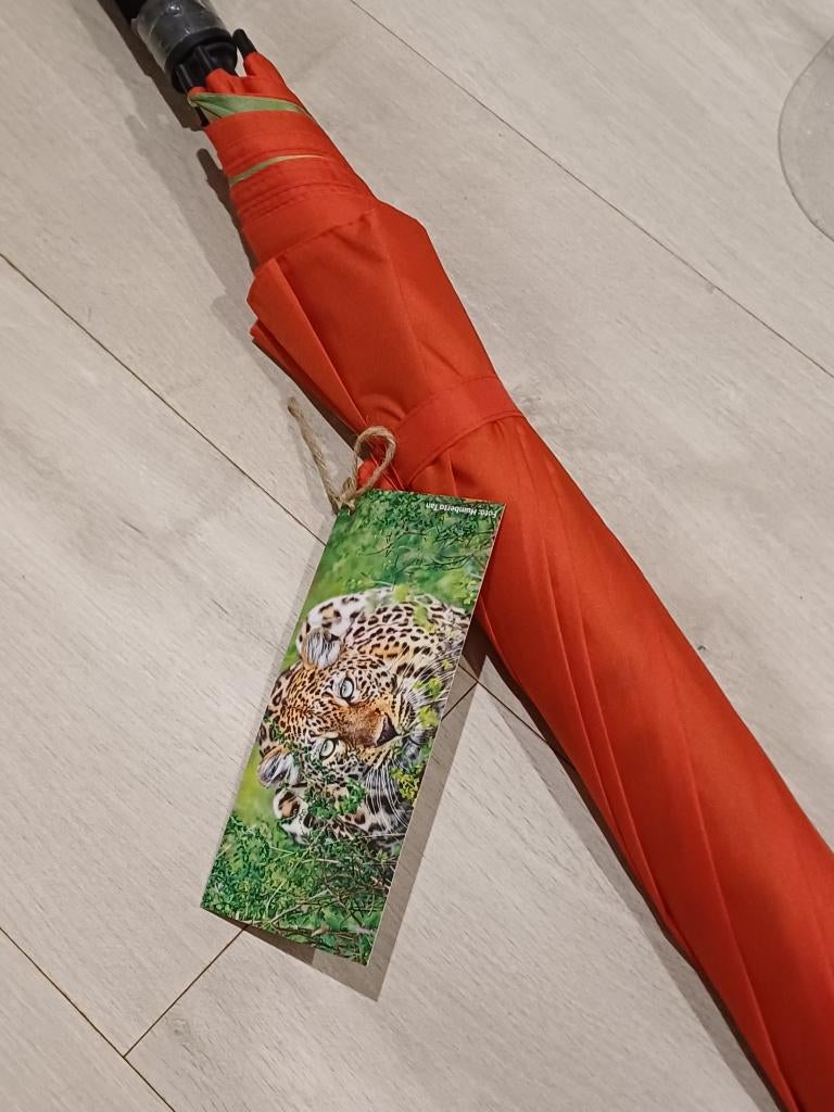 Postcode loterij paraplu met luipaard motief, Overige materialen, Overige kleuren, Verzenden, Nieuw