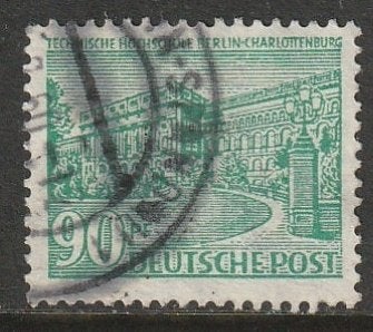 Berlijn 1949 56 Technische Hogeschool 90p, Gest, Ophalen of Verzenden, Overige periodes, Gestempeld