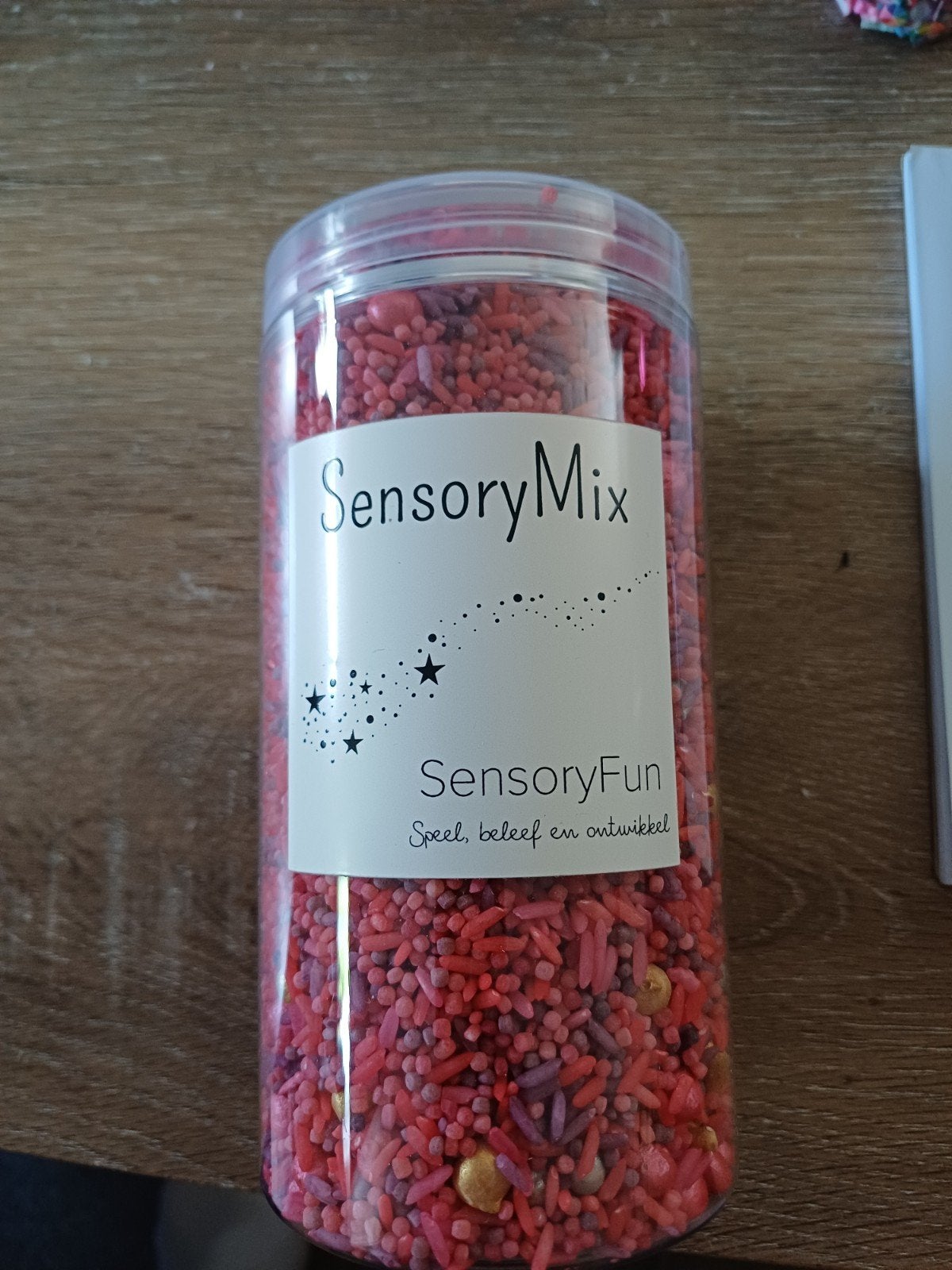 Speelrijst, sensorisch, Ophalen