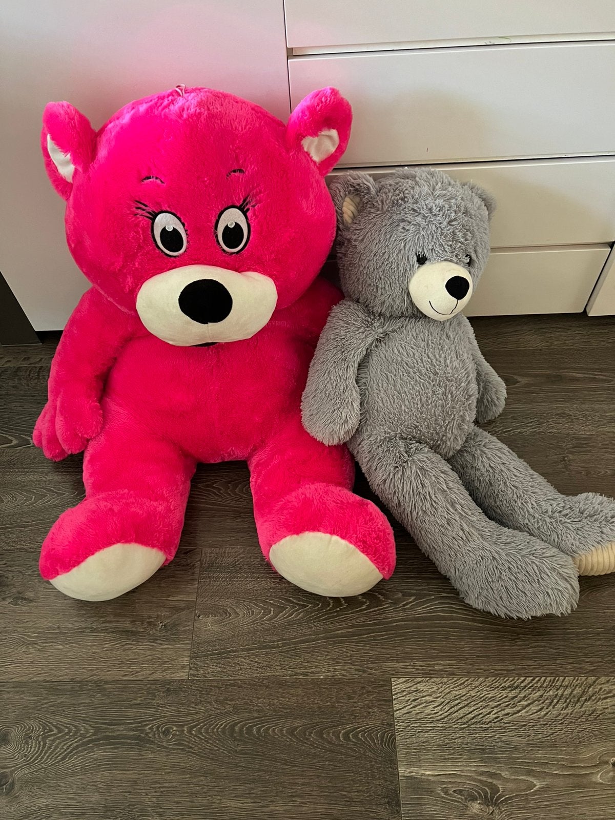 Twee prachtige en superzachte teddyberen gratis, Ophalen, Zo goed als nieuw, Beer