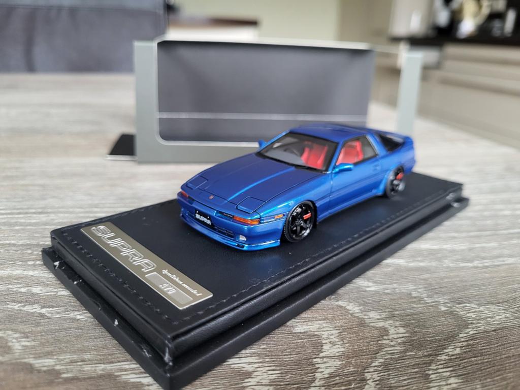 Toyota Supra mk3 ignition models schaal 1:43, Ophalen of Verzenden, Zo goed als nieuw, Auto, Overige merken