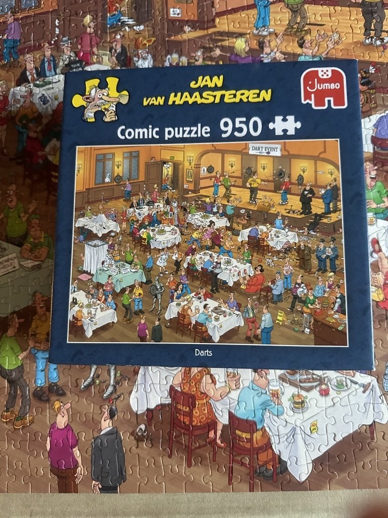 puzzel darts, Ophalen of Verzenden, 500 t/m 1500 stukjes, Zo goed als nieuw, Legpuzzel