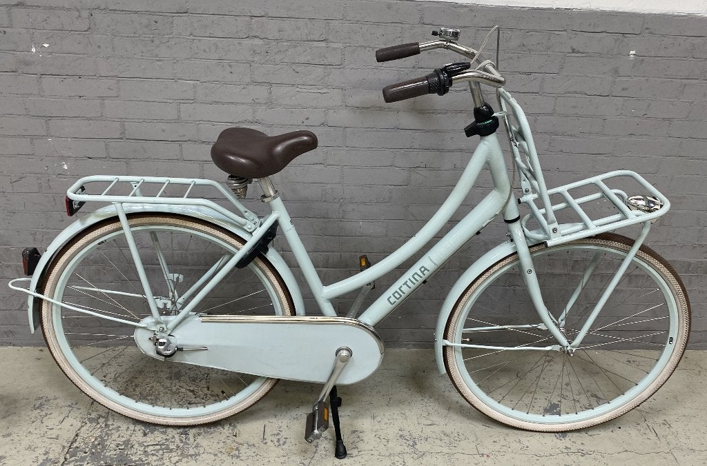 Cortina damesfiets, Terugtraprem, Gebruikt, 47 tot 50 cm, Versnellingen