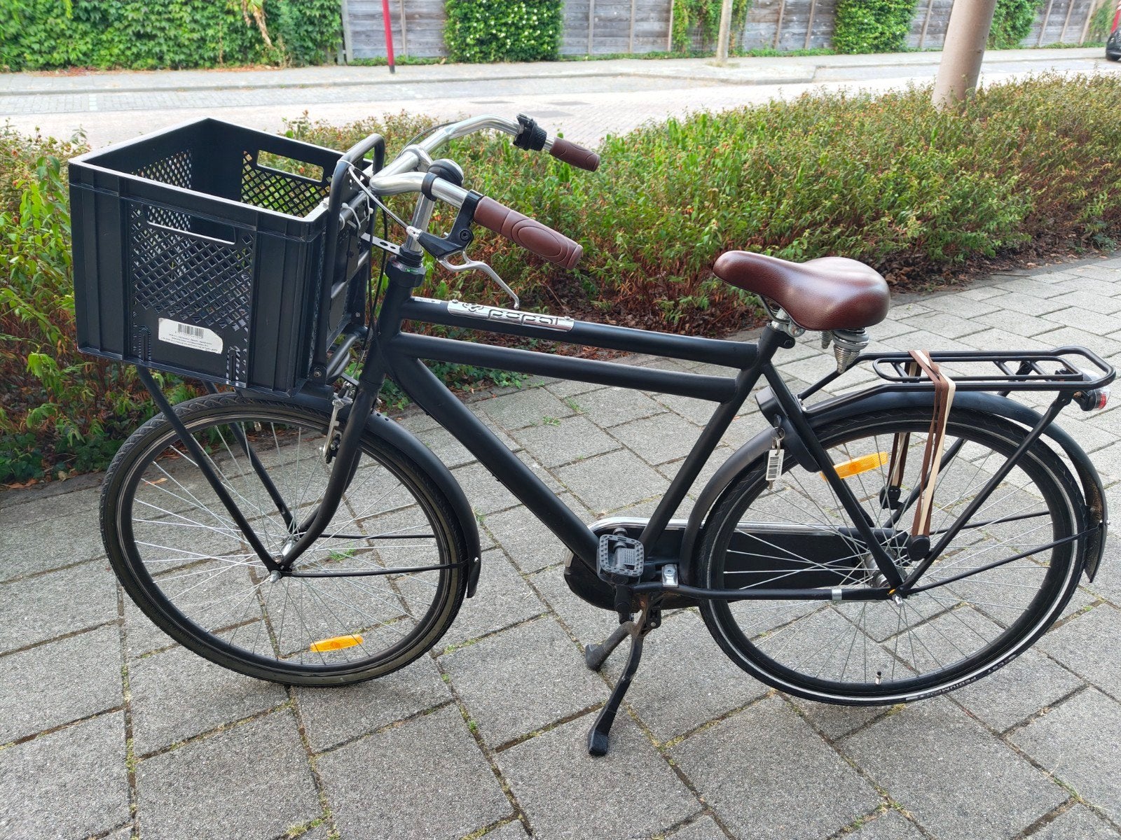 Nette Popal Daily Dutch Basic herenfiets 28 inch, Fietsen en Brommers, Fietsen | Heren | Herenfietsen, Terugtraprem, Gebruikt