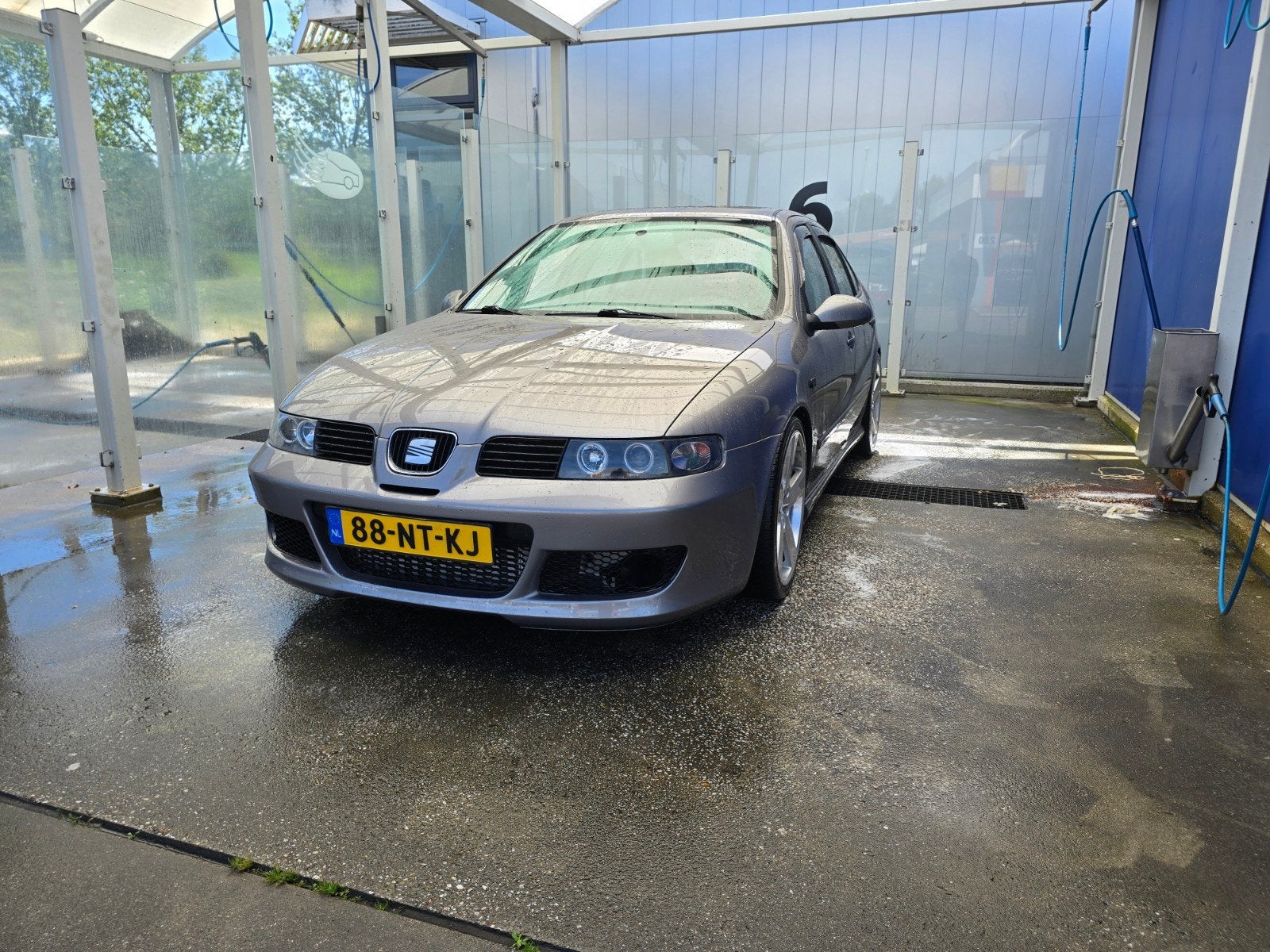 Seat Leon 1.8 20VT 132KW 2004 Grijs, Auto's, Voorwielaandrijving, 4 cilinders, 1264 kg, Origineel Nederlands
