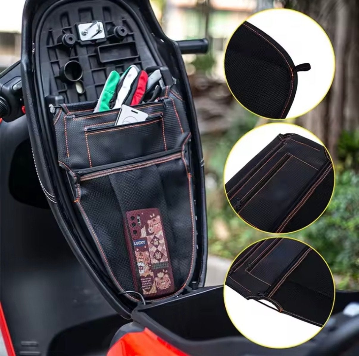 Scooter Opbergtas Onder Zadel - Handige Organizer, Ophalen of Verzenden, Nieuw