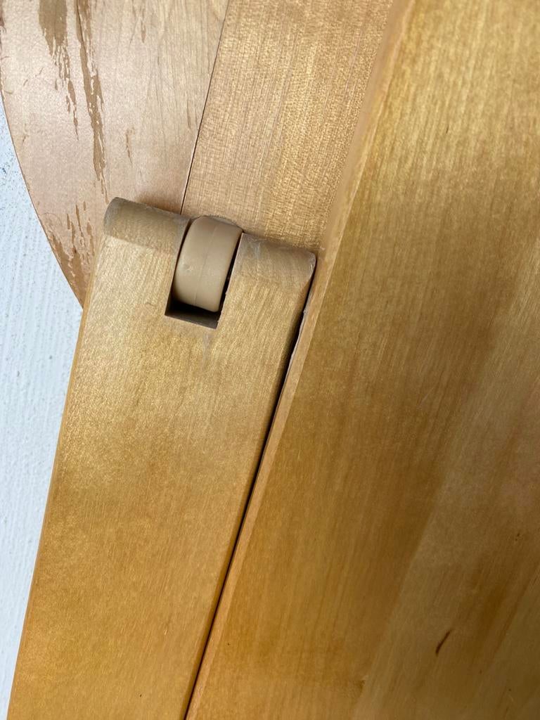 Opvouwbare houten kruk in stijl van Suzy Stool, Huis en Inrichting, Krukjes, Gebruikt, Onbekend, Ophalen of Verzenden, Onbekend