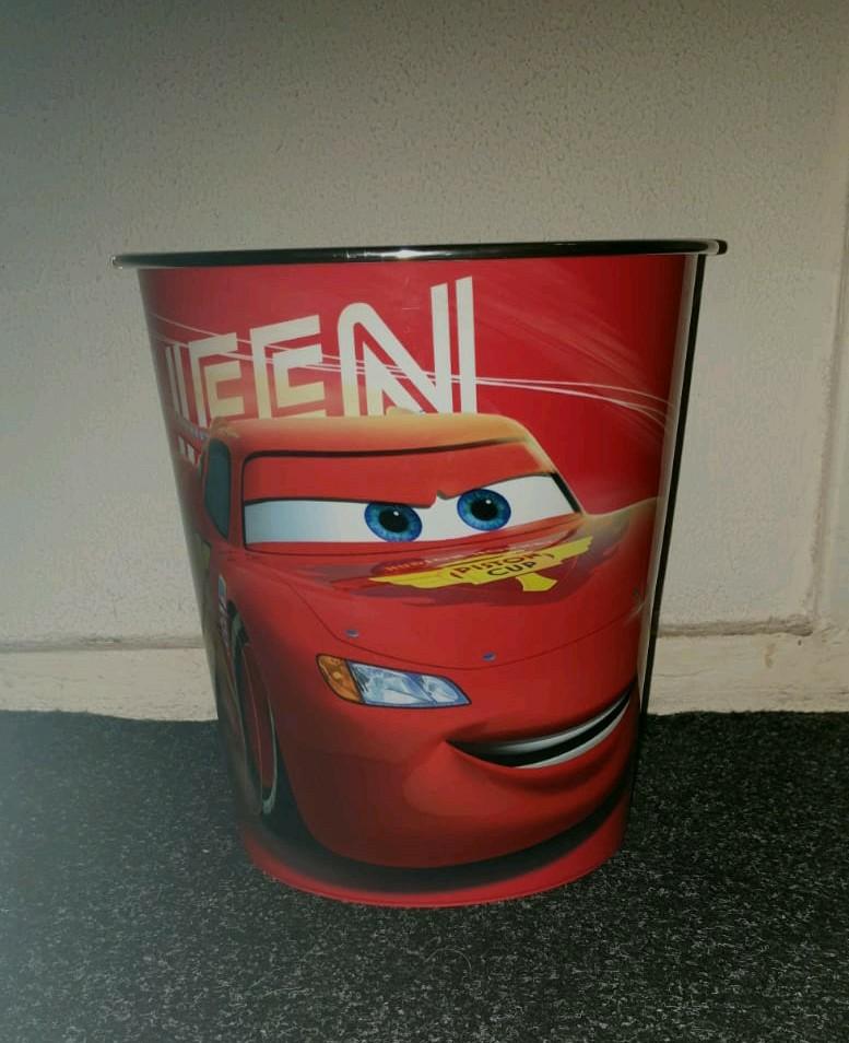 Cars prullenbak, Kinderen en Baby's, Kinderkamer | Inrichting en Decoratie, Ophalen of Verzenden, Zo goed als nieuw