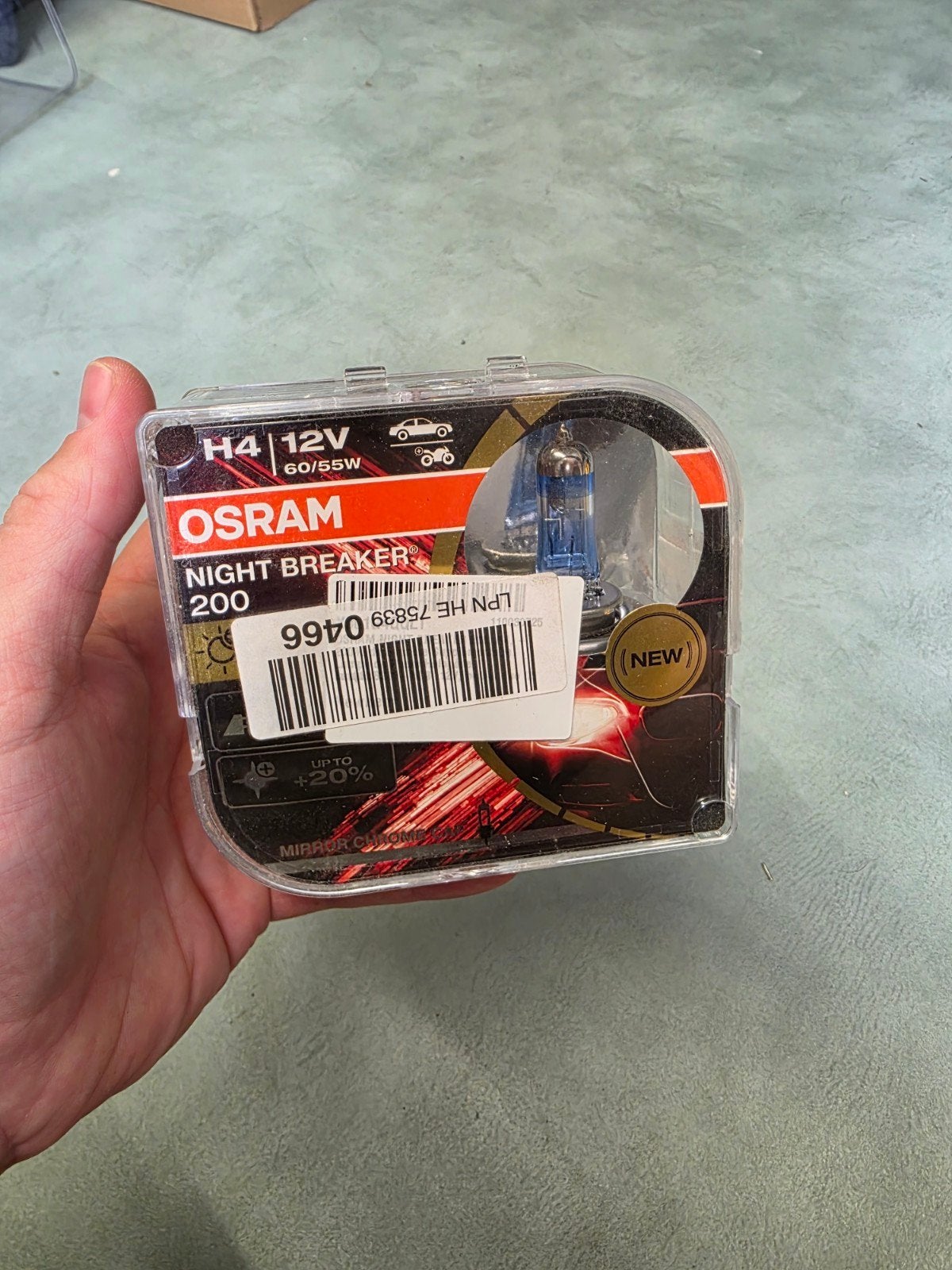 Osram night breaker H4 Halogeenlampjes, Ophalen, Nieuw