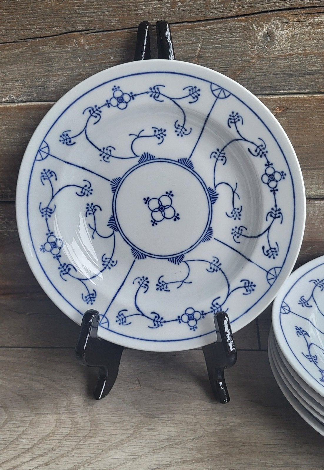 KAHLA Original Blau Saks Diepe Borden Set (6 stuks), Antiek en Kunst, Antiek | Servies los, Ophalen of Verzenden