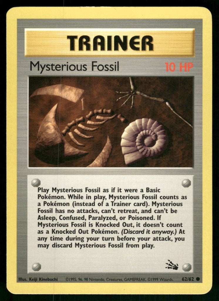 Mysterious Fossil 62/62 - Fossil (NM), Verzenden, Gebruikt