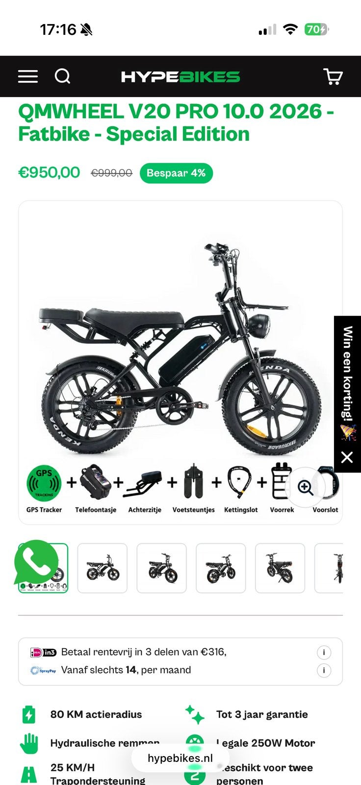 fat bike gezocht omgeving lelystad en in de buurt !!, Fietsen en Brommers, Verzenden, Zo goed als nieuw, Overige merken