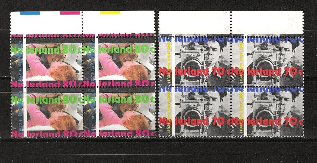 Nl 1634-1635 postfris blok van 4, Ophalen of Verzenden, Na 1940, Postfris