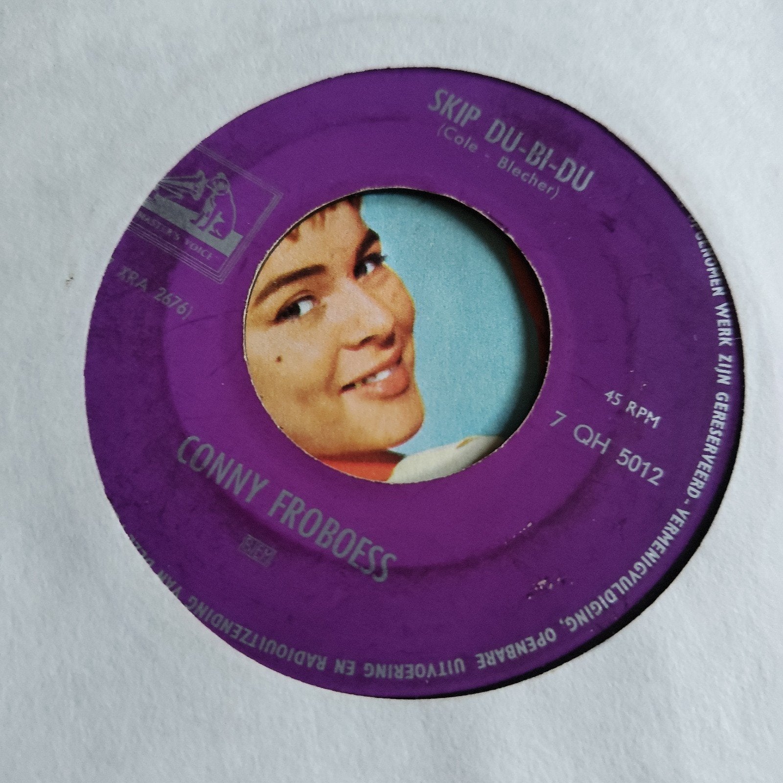 Conny Froboess - Rosinen im Kuchen / Skip Du-Bi-Du (7 inch), Gebruikt, Originele persing, 7 inch, EP