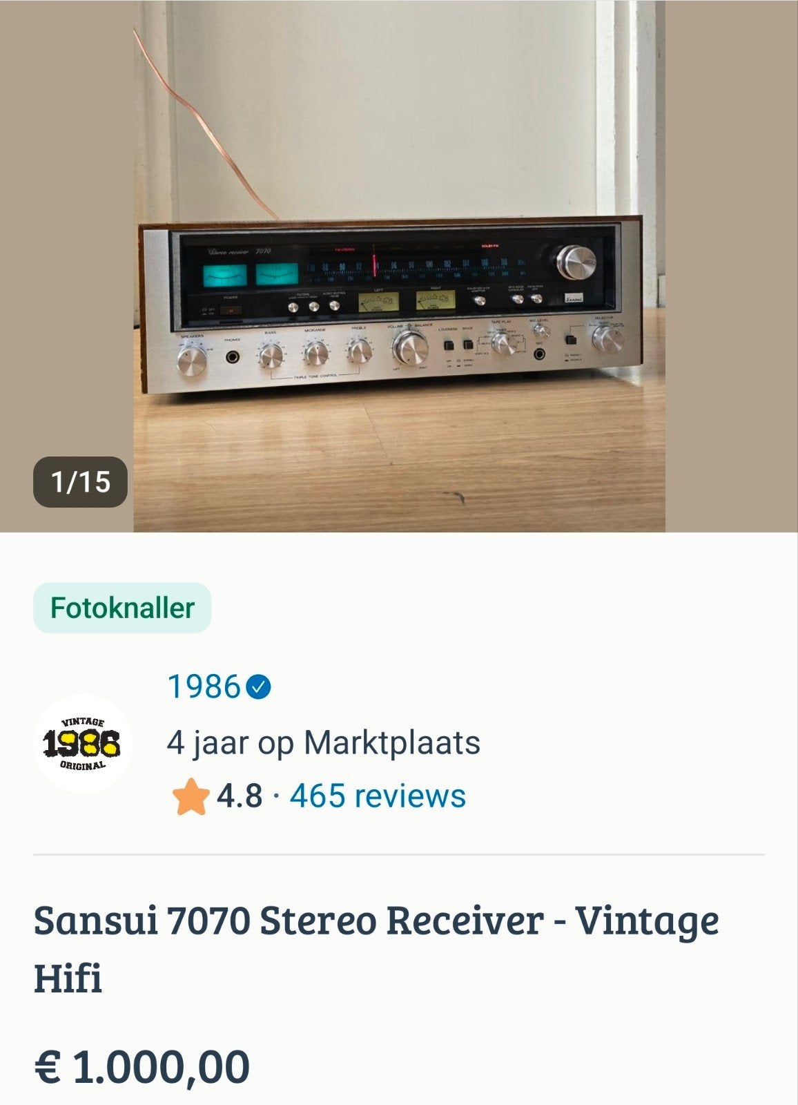 5 Sansui Versterkers/Receivers -1 tuner Alles Samen, Ophalen, Overige merken