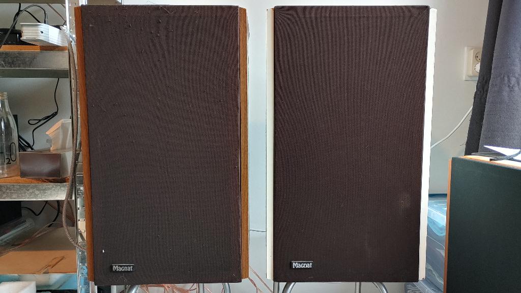 Magnat All Ribbon 10 vintage speakers, Audio, Tv en Foto, Luidsprekers, Ophalen, Gebruikt, Magnat, 120 watt of meer