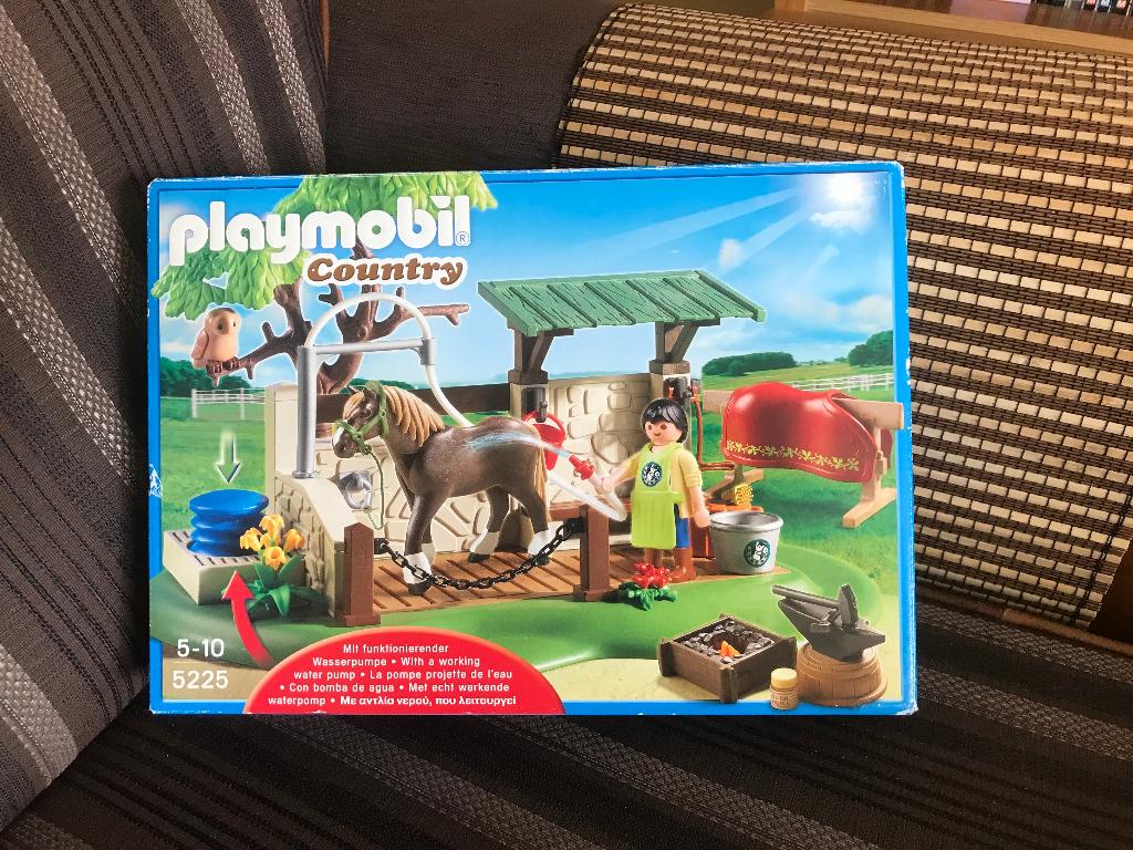 playmobil 5225 paarden wasplaats, Kinderen en Baby's, Speelgoed | Playmobil, Ophalen of Verzenden, Zo goed als nieuw, Complete set