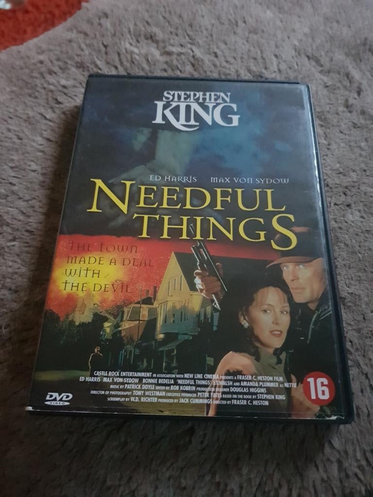 DVD: Needful Things (De Noodzaak) van Stephen King., Ophalen of Verzenden, Zo goed als nieuw