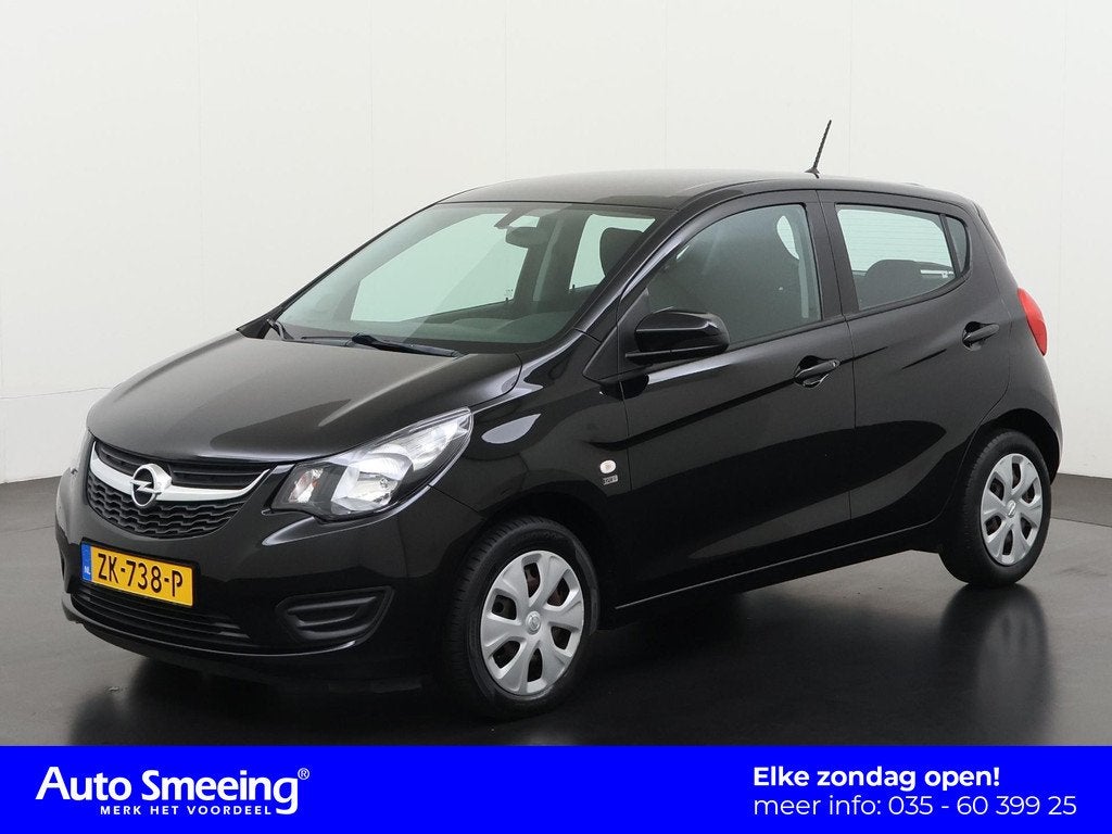 Opel KARL 1.0 ecoFLEX 120 Jaar Edition | Airco | Cruise Cont, Stof, Gebruikt, Zwart, Origineel Nederlands