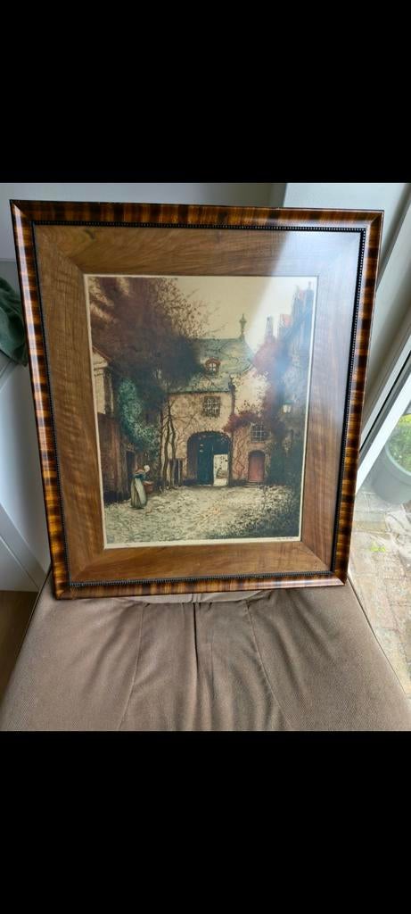Ets van Alfred Van Neste, Binnenplaats nabij de kade 108/350, Antiek en Kunst, Ophalen