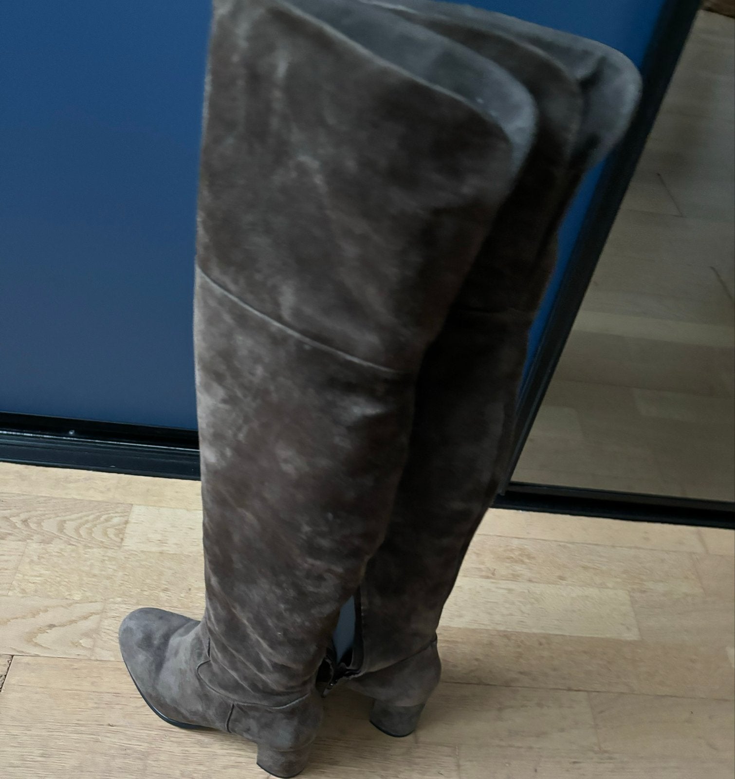 Di Lauro Overknee Laarzen - Zo goed als nieuw, Kleding | Dames, Verzenden, Zo goed als nieuw, Bruin, Hoge laarzen