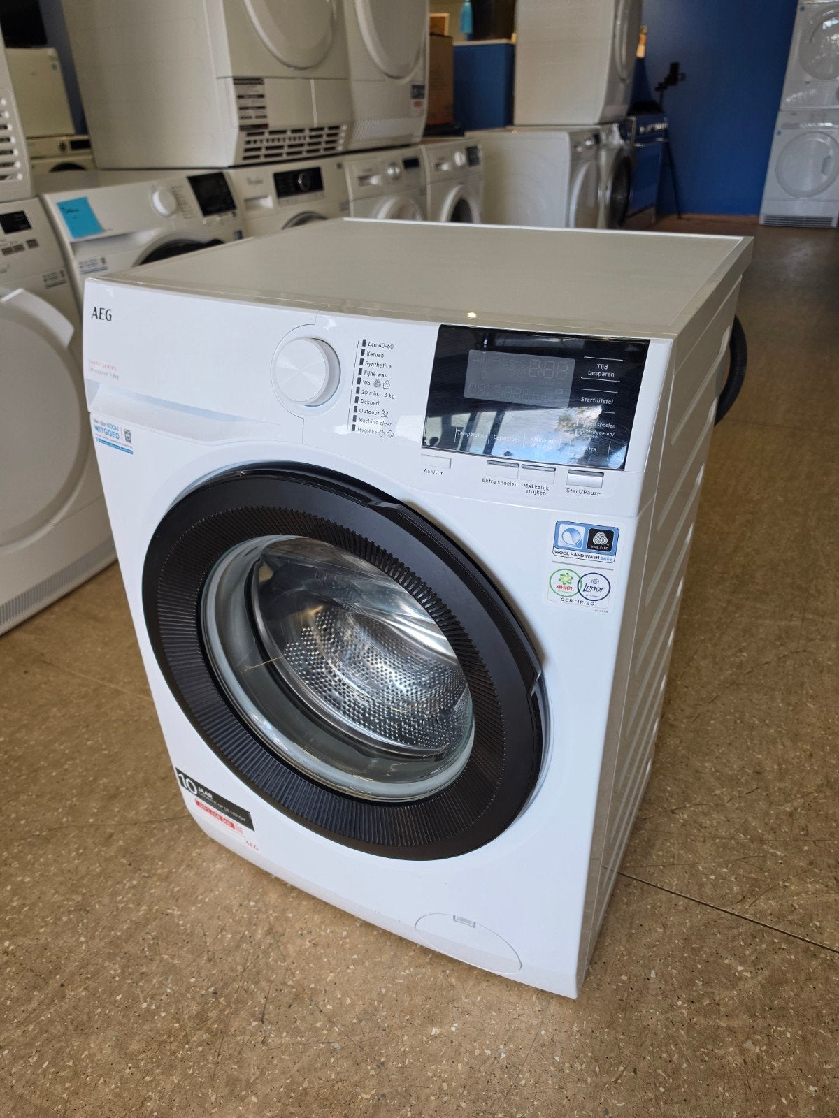 AEG 6000 Series wasmachine | 8 kilo | Gratis thuis 🚚✅️, AEG, Jirnsum, 1200 tot 1600 toeren, 8 tot 10 kg