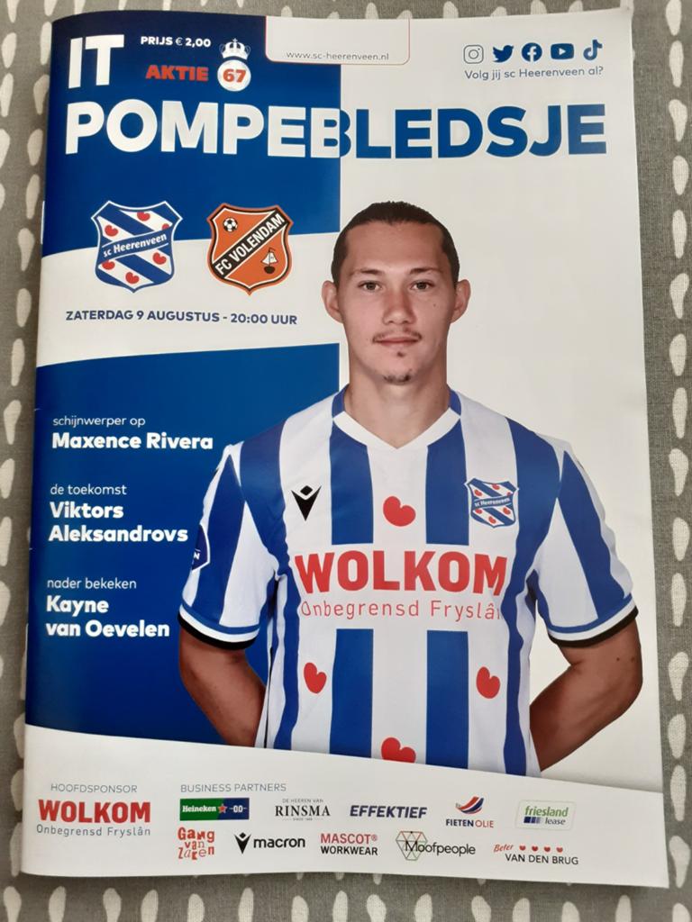 Programmaboekjes SC Heerenveen seizoen 2025-2026, Verzamelen, Sportartikelen en Voetbal, Ophalen of Verzenden, Overige binnenlandse clubs
