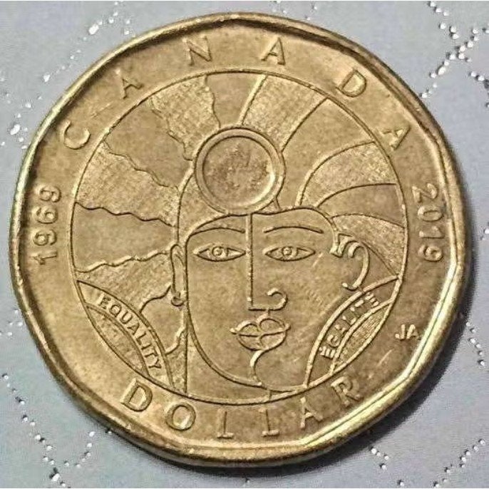 Canada - 1 dollar 2019 - Equality - circulated, Postzegels en Munten, Verzenden, Noord-Amerika, Losse munt