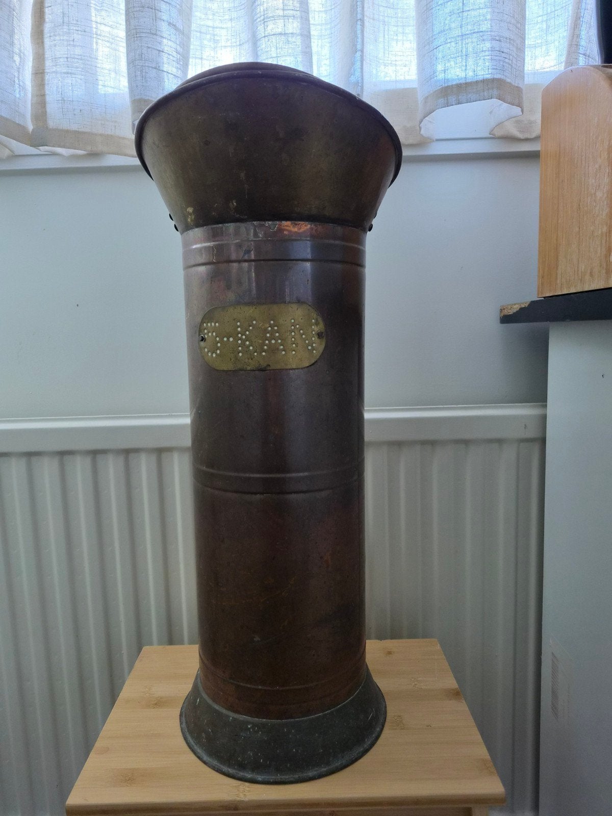 Brocant Koperen Melkbus - 45cm hoog, Antiek en Kunst, Ophalen, Koper