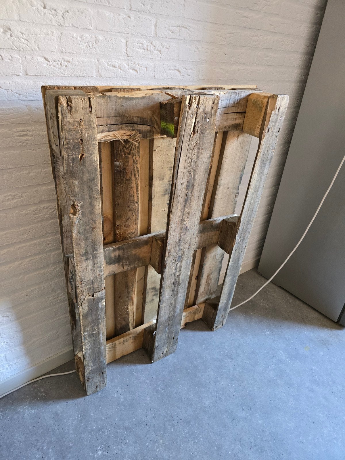 Houten Pallet met Multiplex Bovenblad, Ophalen