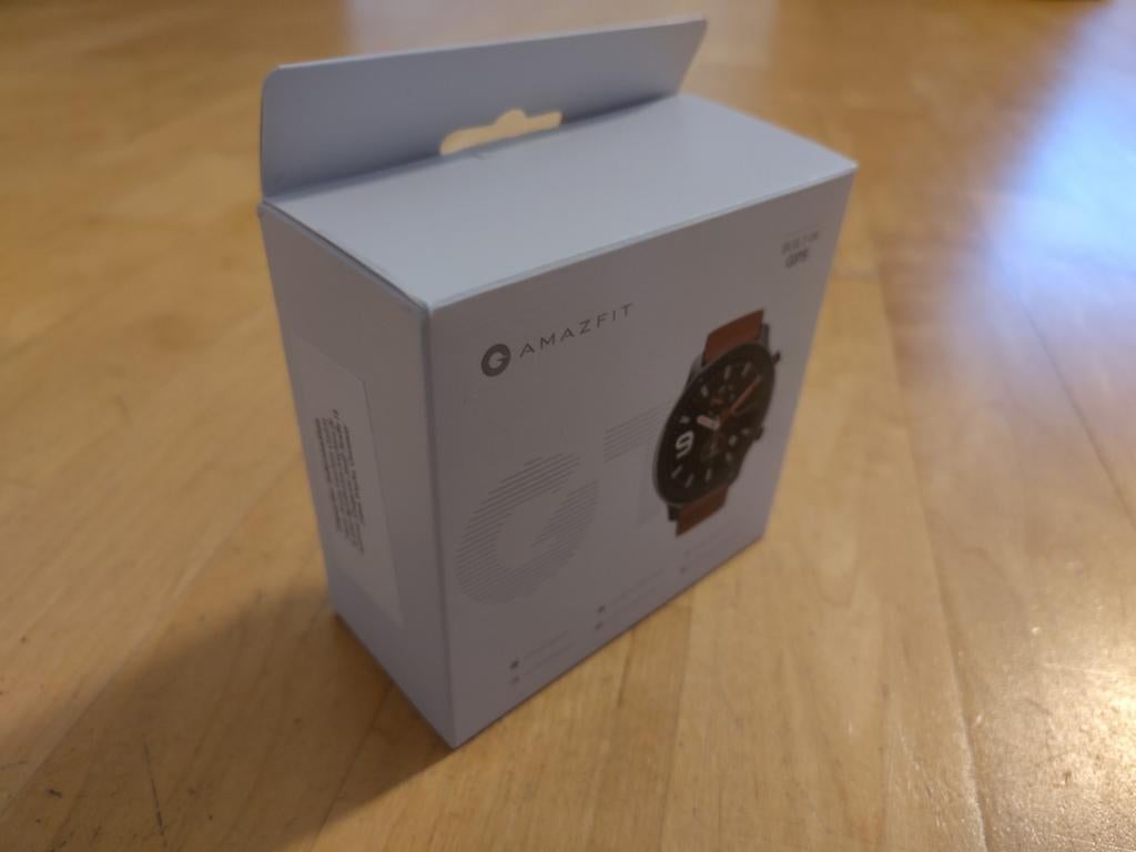 Amazfit GTR 47mm Black Aluminium Smartwatch met GPS, Amazfit, Zwart, Ophalen of Verzenden, Zo goed als nieuw
