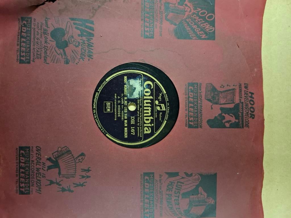 2 Nederlandse 78 toeren platen., Ophalen of Verzenden, Gebruikt, Overige formaten