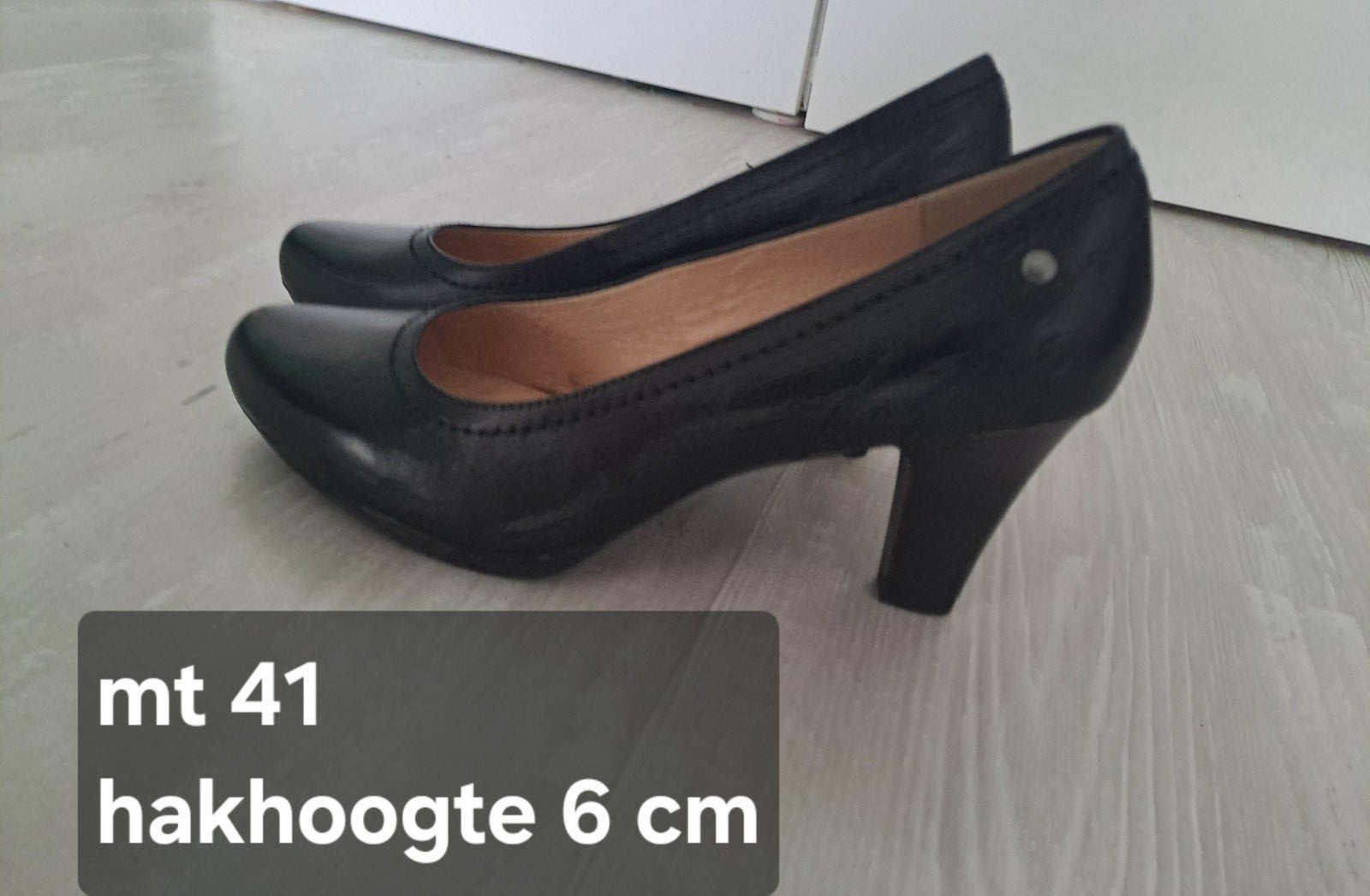 Mt 41 nieuwe zwarte pumps 6cm hak, Pumps, Zwart, Nieuw, Ophalen of Verzenden