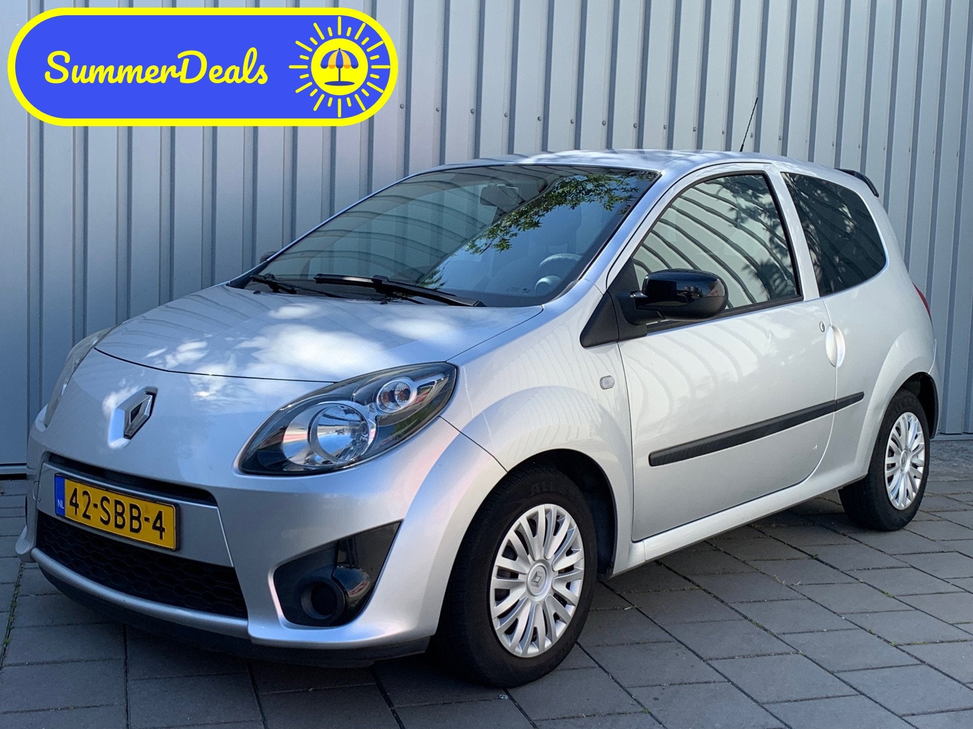 Renault Twingo 1.2-16V Collection|121000KM|Airco|, Gebruikt, Zwart, 4 cilinders, 4 stoelen