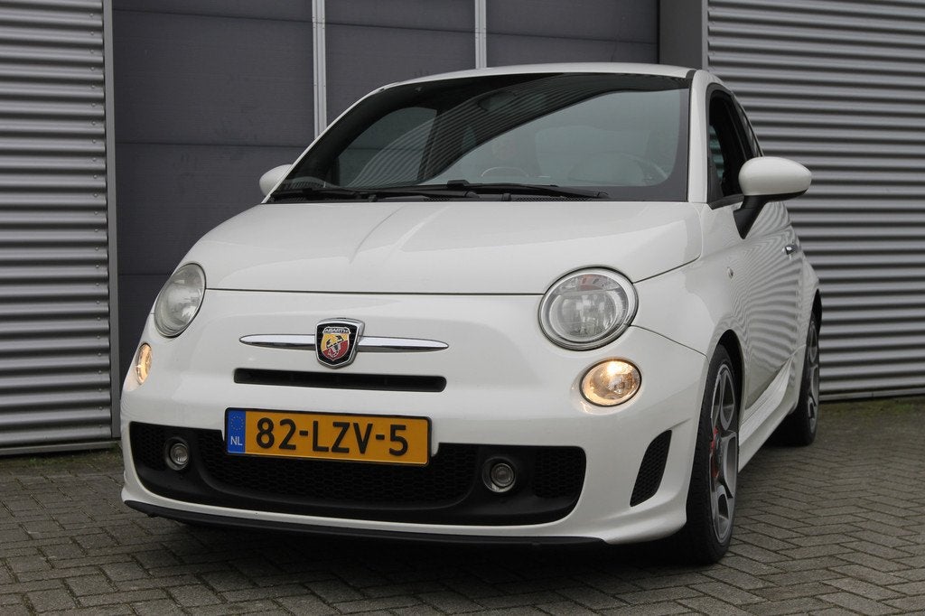 Fiat 500 1.4-16V Abarth I 135 PK I Airco I Leder (bj 2010), Voorwielaandrijving, Euro 5, Zwart, 4 cilinders