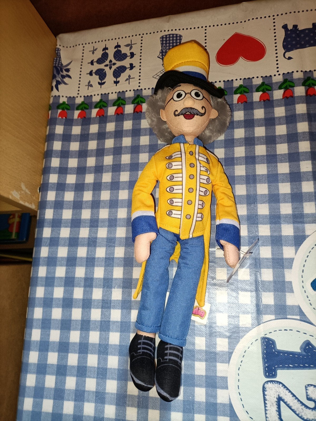 Directeur Kaasgaaf knuffel Julianatoren 34 cm, Ophalen of Verzenden, Zo goed als nieuw, Overige typen