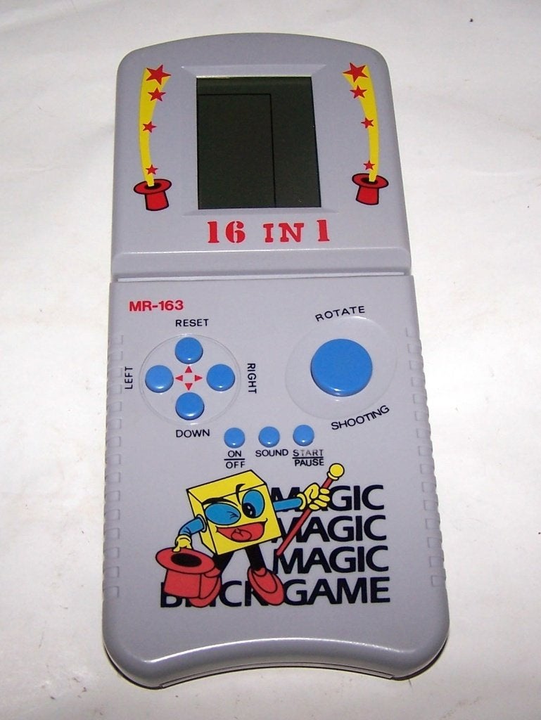 Vintage 16-in-1 Handheld Game Console - MR-163. Izgs., Puzzel en Educatief, 1 speler, Ophalen of Verzenden, Zo goed als nieuw
