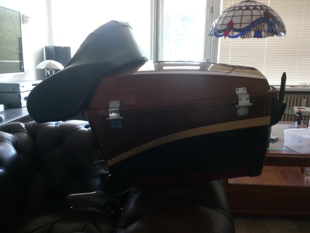 Harley-Davidson. topkoffer, Ophalen, Gebruikt