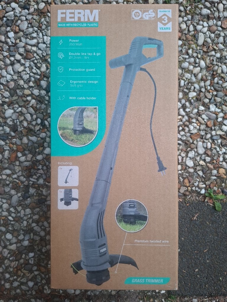 Grastrimmer nieuw in doos, Ophalen of Verzenden, Nieuw, Elektrisch, FERM